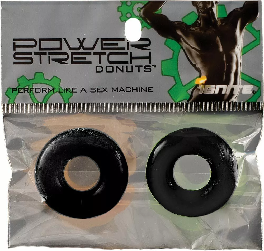 Ignite Silicone Cockring 2-Pack Zwart - Afbeelding 2