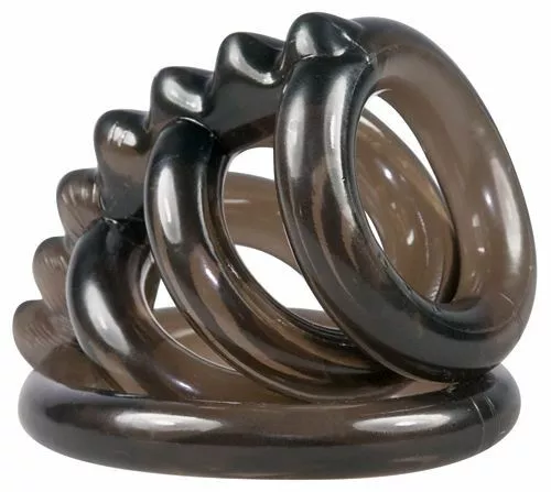 Bad Kitty Penisring Kwartet - Zwart - Afbeelding 2