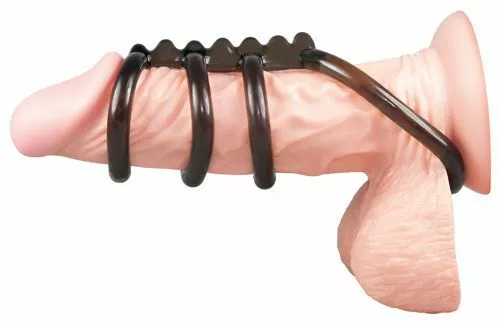 Bad Kitty Penisring Kwartet - Zwart - Afbeelding 4