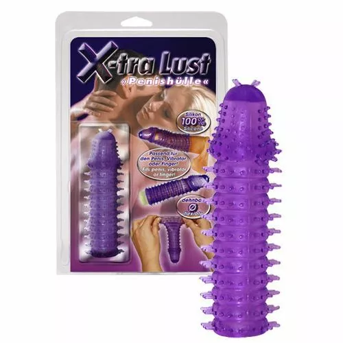 You2Toys Paarse Penis Sleeve Met Ribbels - Afbeelding 2