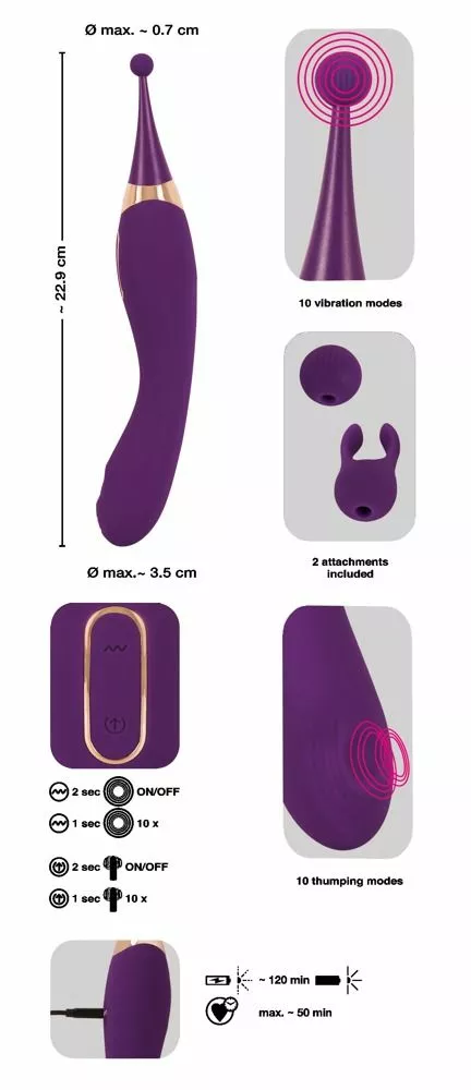 Vibrator 2 In 1 Javida - Afbeelding 11