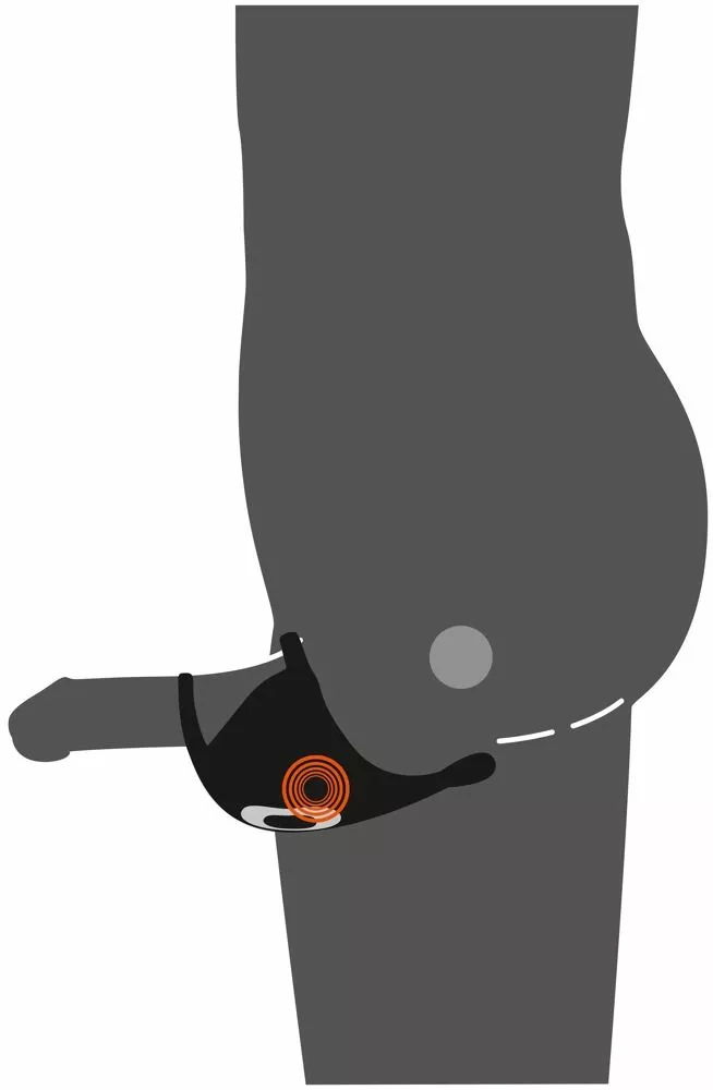 Rebel Cockring Met RC Ball Massager - Afbeelding 13