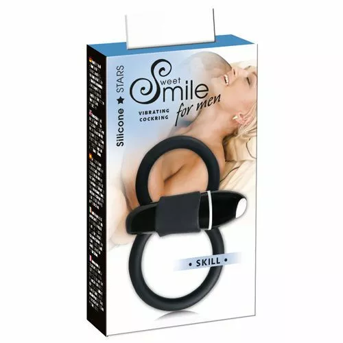 Sweet Smile Double Cock Cage Vibrerende Penisring - Afbeelding 3