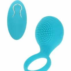 ToyJoy Vibrerende Cockring Tickle Brush C-Ring