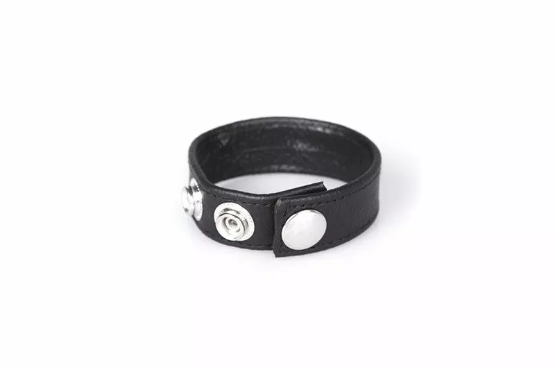 Leren Cock & Ball Strap Zwart - Kiotos Leather