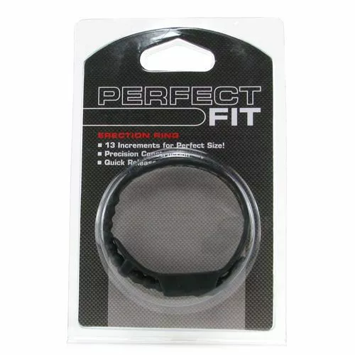 Perfect Fit Zwarte Verstelbare Cockring - Speed Shift - Afbeelding 5
