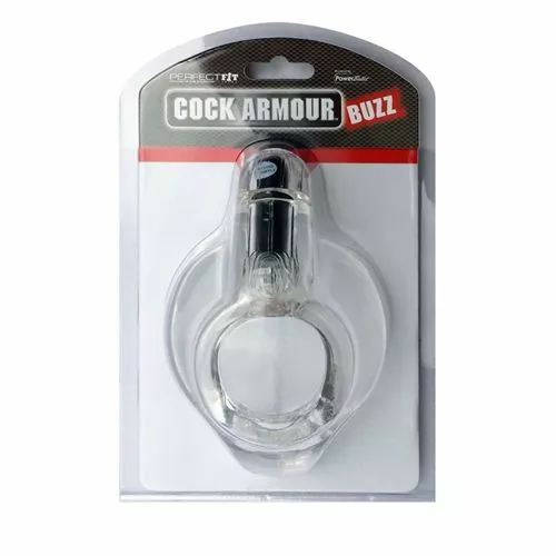 Perfect Fit Penisring Cock Armour Buzz - Transparant - Afbeelding 3