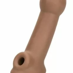 California Exotic Penissleeve Verlengend & Verdikkend - Bruin