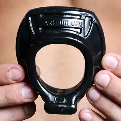 Perfect Fit Siliconen Penisring Zwart - Afbeelding 3