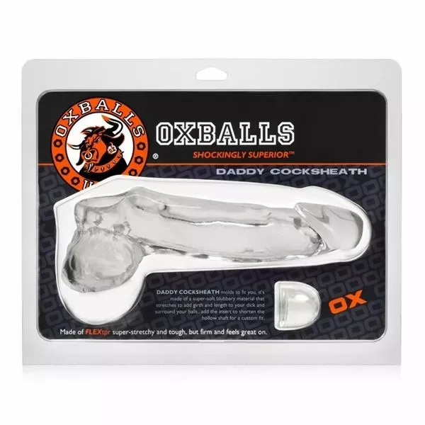 Oxballs Daddy Cocksheath Penissleeve - Transparant - Afbeelding 3