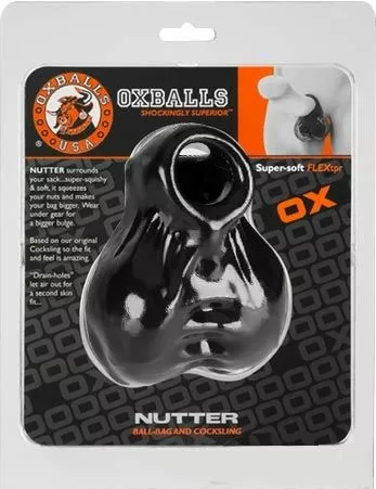 Oxballs Nutter Cocksling - Zwart - Afbeelding 2