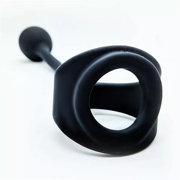 Sport Fucker Thunder Plug Asslock + Cockring - Zwart - Afbeelding 3