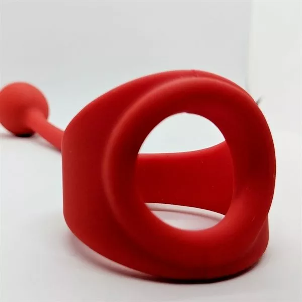 Sport Fucker Thunder Plug Asslock + Cockring - Rood - Afbeelding 2