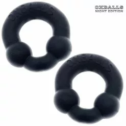 Oxballs Cockring 2-pack Ultraballs Zwart