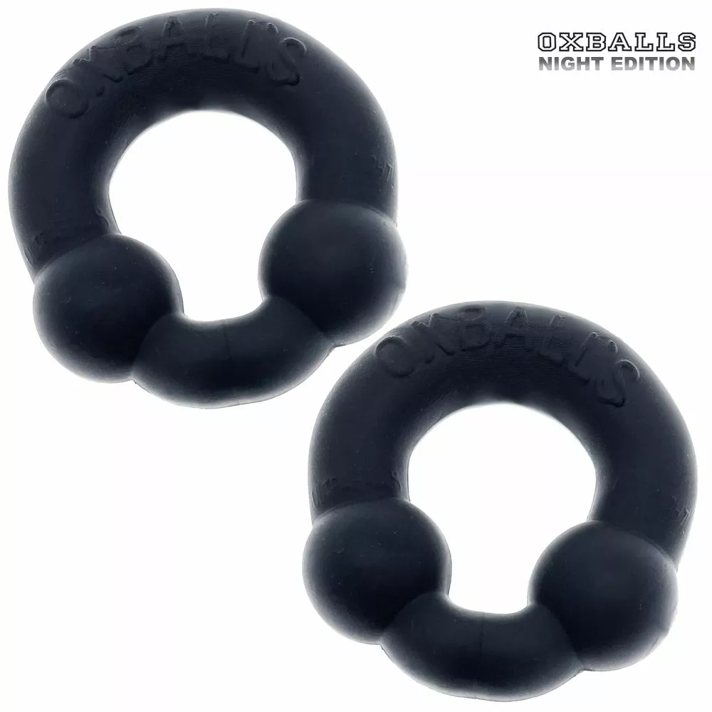 Oxballs Cockring 2-pack Ultraballs Zwart