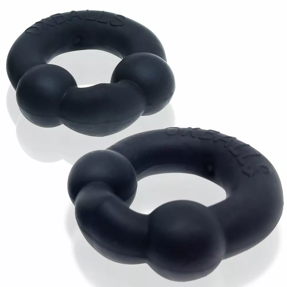 Oxballs Cockring 2-pack Ultraballs Zwart - Afbeelding 2