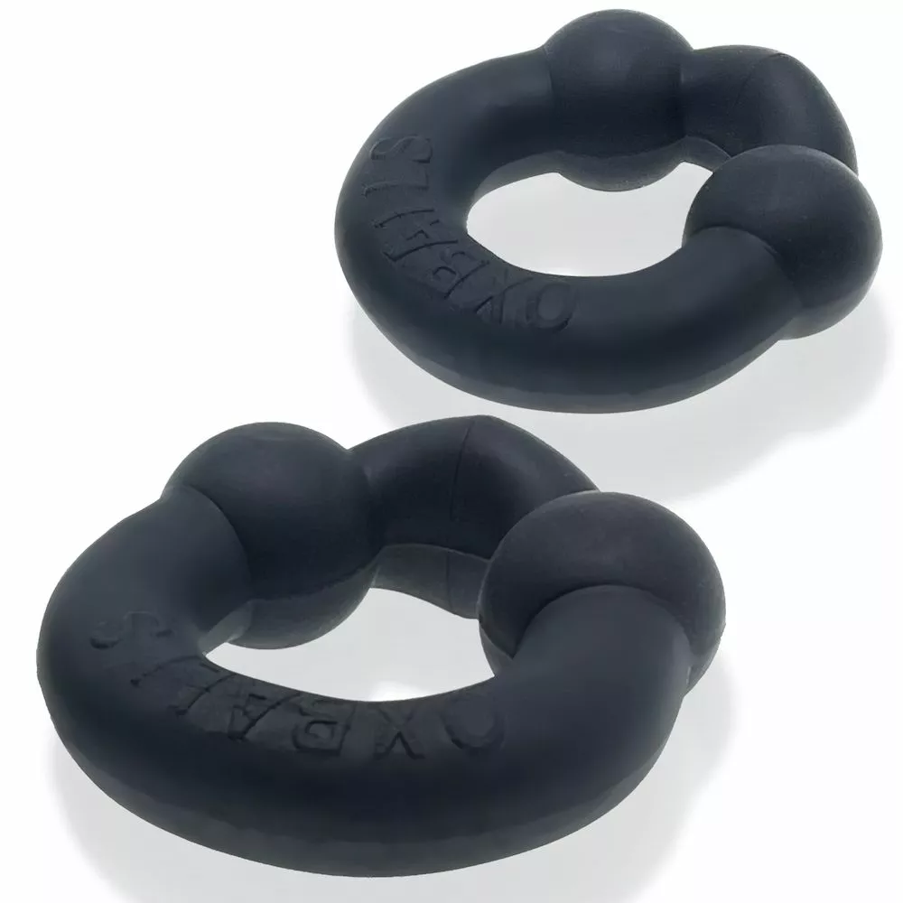 Oxballs Cockring 2-pack Ultraballs Zwart - Afbeelding 3
