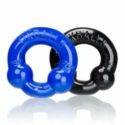 2 Pack Cockringen Van Oxballs In Zwart En Blauw