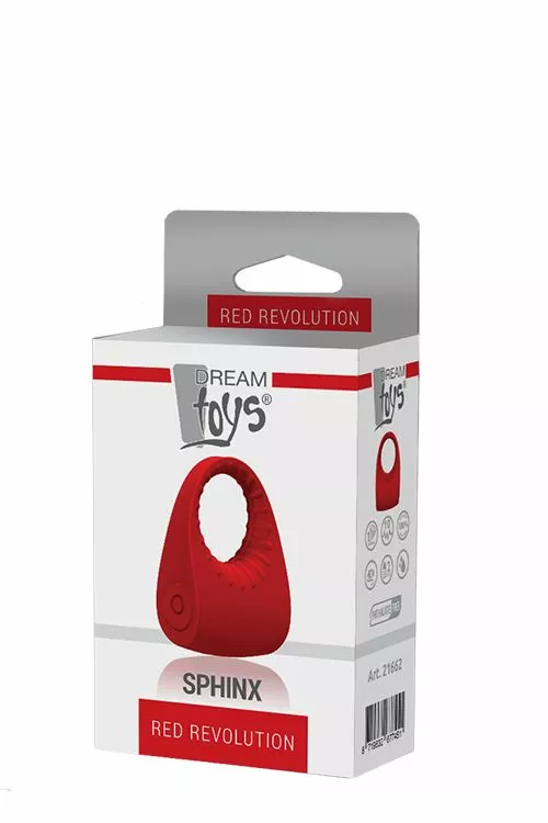 Dreamtoys Vibrerende Cockring Red Revelution - Sphinx - Afbeelding 2