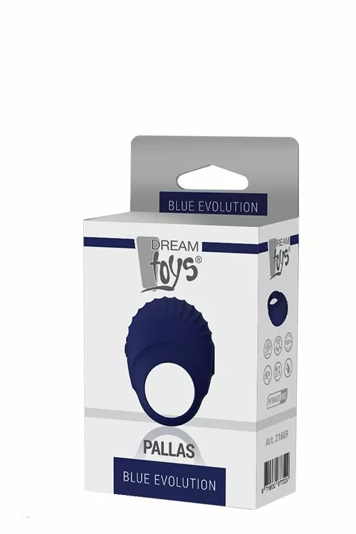 Dreamtoys Vibrerende Cockring Blue Evolution - Pallas - Afbeelding 2