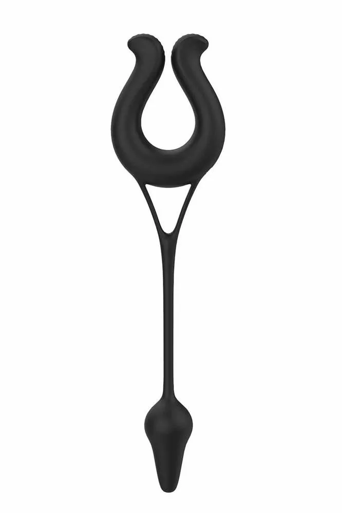 Dreamtoys Cockring Met Anal Plug Rings Of Love - Afbeelding 9