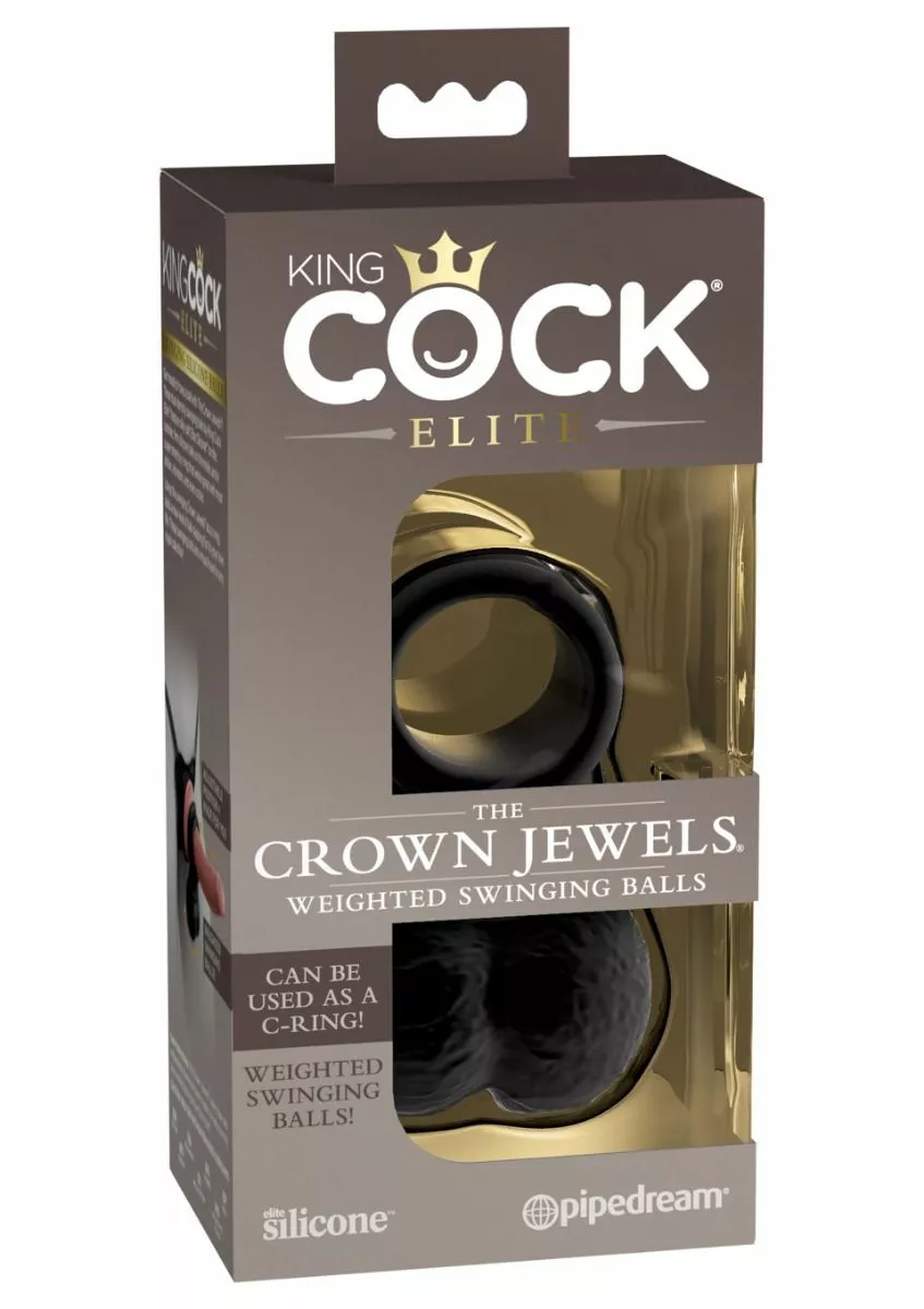 King Cock Cockring Met Ballen - Afbeelding 2