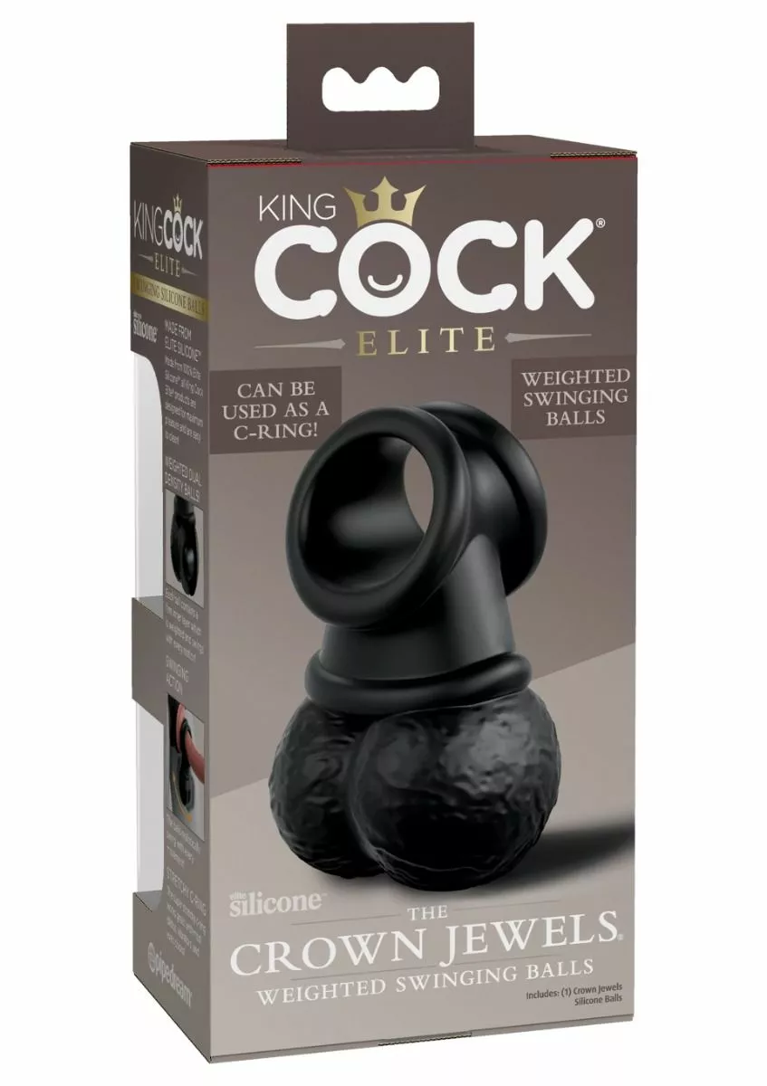 King Cock Cockring Met Ballen - Afbeelding 3