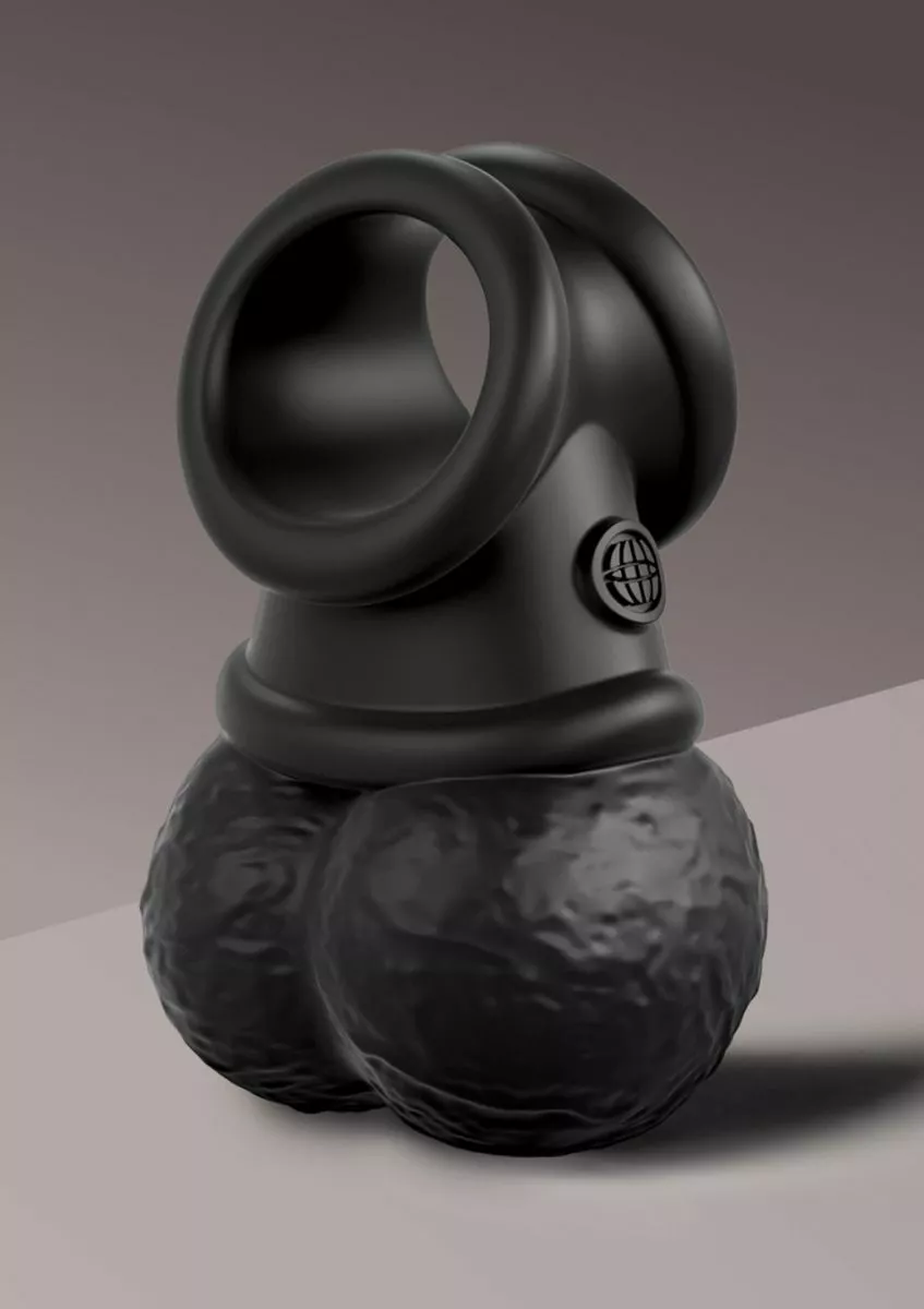 King Cock Cockring Met Ballen - Afbeelding 5