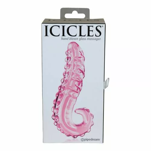 Icicles (Pipedream) Roze Glazen Dildo Icicles No 24 - Afbeelding 5