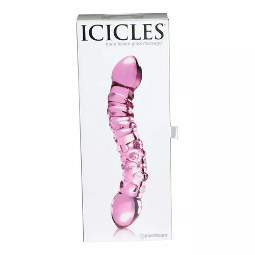 Icicles (Pipedream) Dubbele Dildo Van Glas Icicles No 55 - Afbeelding 5