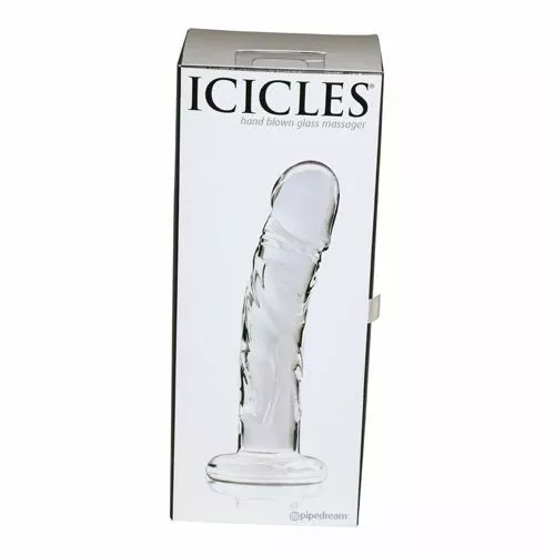 Icicles (Pipedream) Realistische Glazen Dildo Icicles No 62 - Afbeelding 6