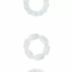 Menzstuff 3 Verschillende Cockringen - Clear