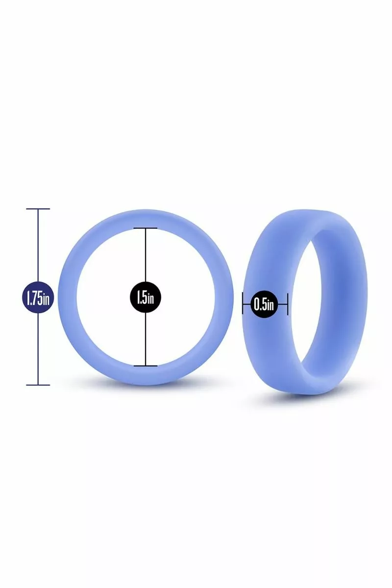 Blush Cockring Performance Blauw - Afbeelding 3