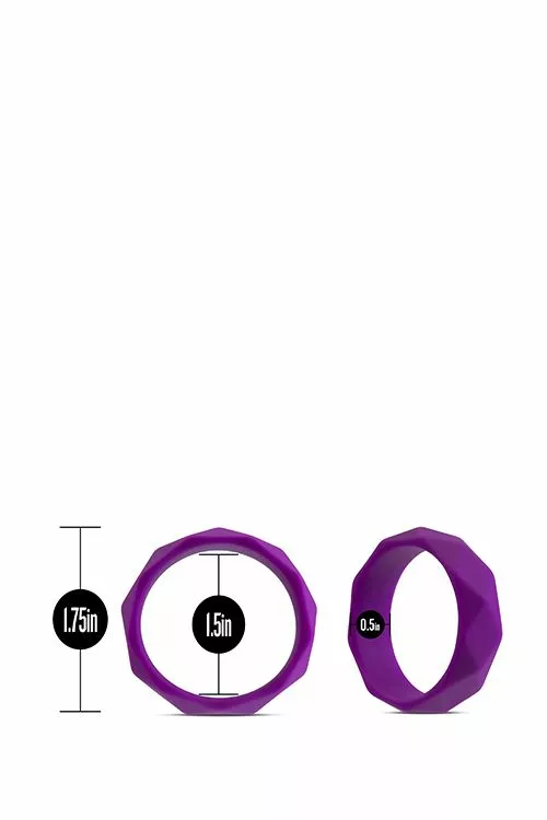 Blush Cockring Welness Geo - Paars - Afbeelding 3