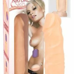 Nature Skin Penis Sleeve Met Bullet Vibrator