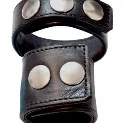 Mister B Dubbele Cockring Met Drukknopen