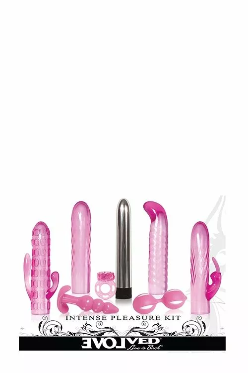 Evolved Novelties Intens Pleasure Kit Voor Koppels - Roze - Afbeelding 2