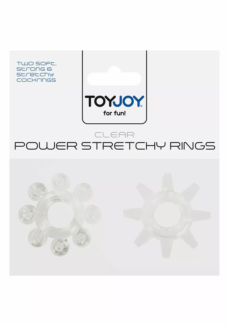 ToyJoy Stretchy Cockringen - Transparant - Afbeelding 2