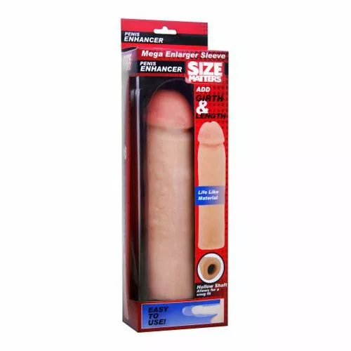 Size Matters Mega Realistische Penissleeve - Afbeelding 5