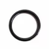 BLACK LABEL Aluminium Cockring - Zwart-40 Mm