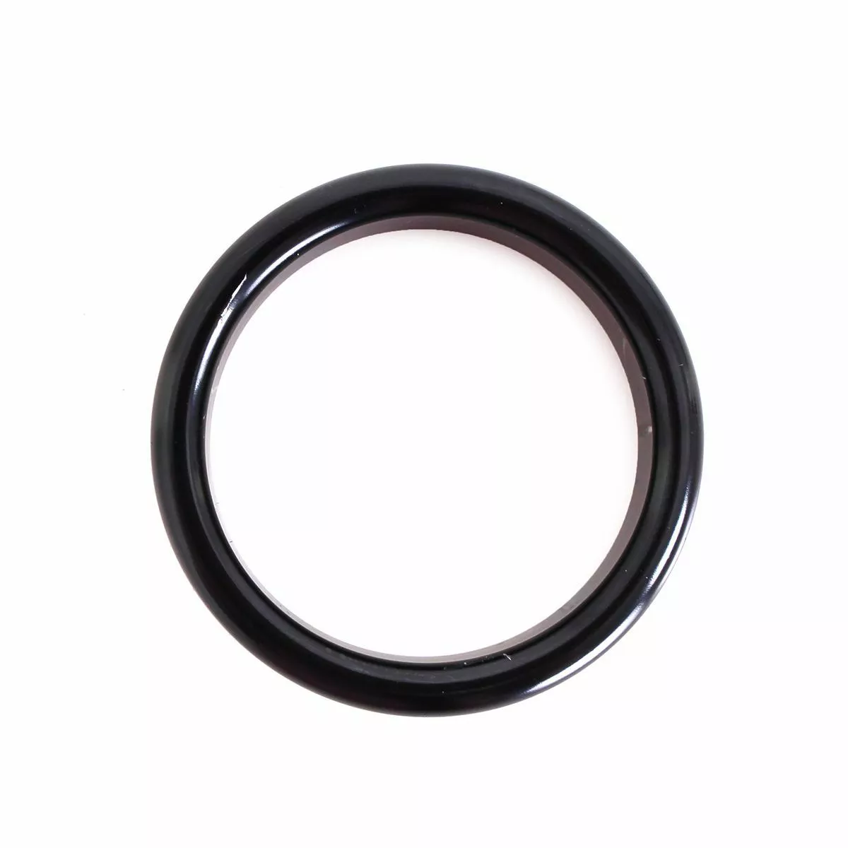 BLACK LABEL Aluminium Cockring - Zwart-40 Mm