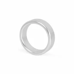 BLACK LABEL Aluminium Cockring - Zilver-40 Mm