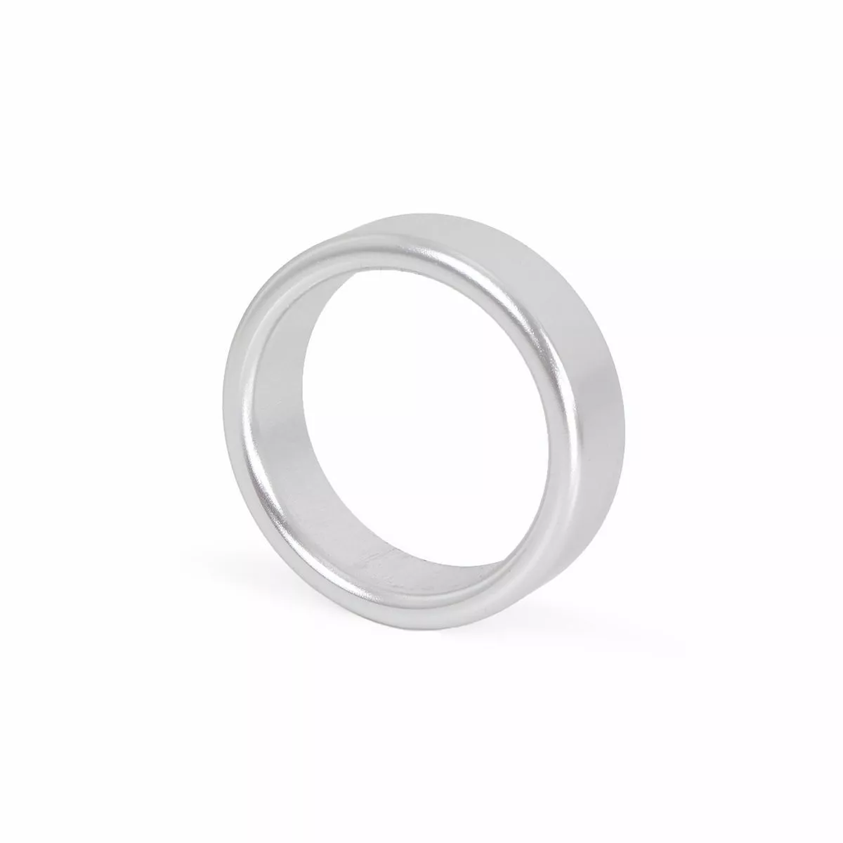 BLACK LABEL Aluminium Cockring - Zilver-40 Mm