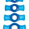 Titanmen Blauwe Penisring Set Van 4