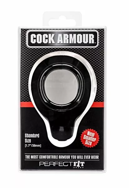 Perfect Fit Cock Armour Standard-Zwart - Afbeelding 2