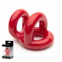 Sport Fucker Cock En Ball Fucker Ring - Rood