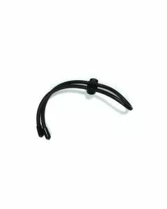 BLACK LABEL Cockring 5 Mm Verstelbaar - Zwart