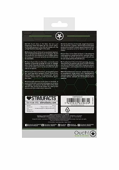 Ouch! Cockring & Balriem Glow In The Dark - Afbeelding 3