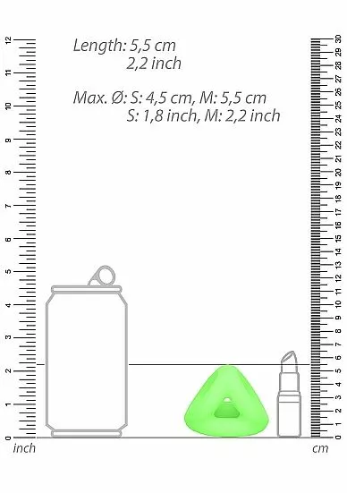 Ouch! Cockring & Balriem Glow In The Dark - Afbeelding 5