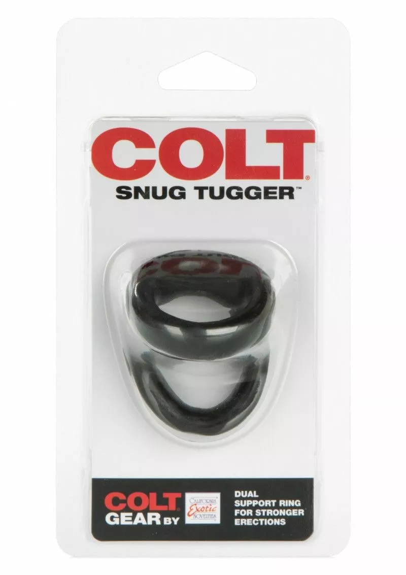 California Exotic Cockring COLT Snug Tugger - Zwart - Afbeelding 2
